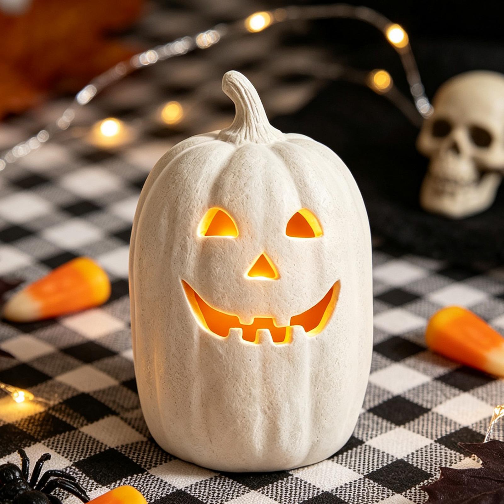 Home Decor Handmade - Halloween Pumpkins Crafts Resin Pumpkin Handmade