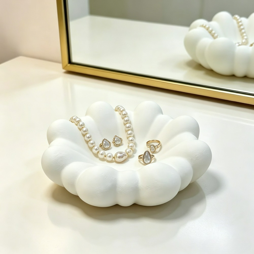 Vanity Home Decor - Flower Shaped Jewelry Tray,3D Printed Petal