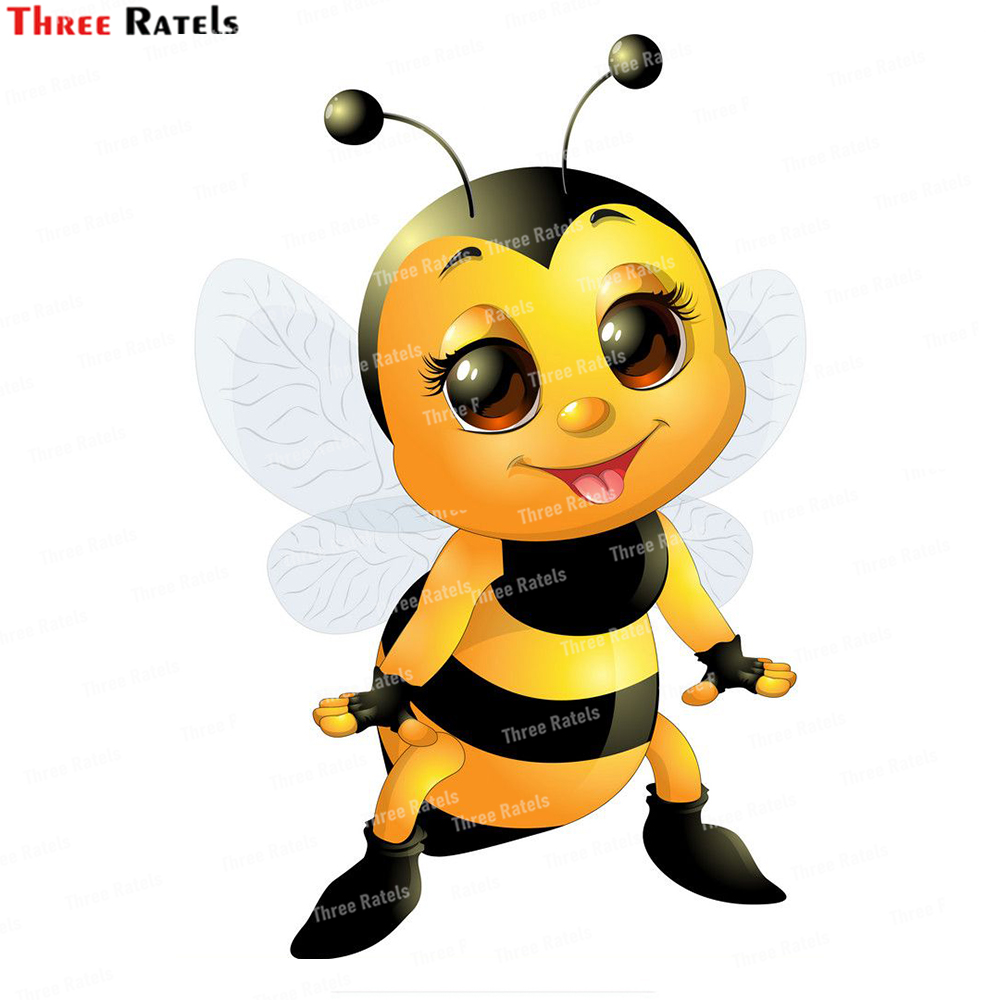 Home Decor Vector - Three Ratels L6 Beautiful Bee With