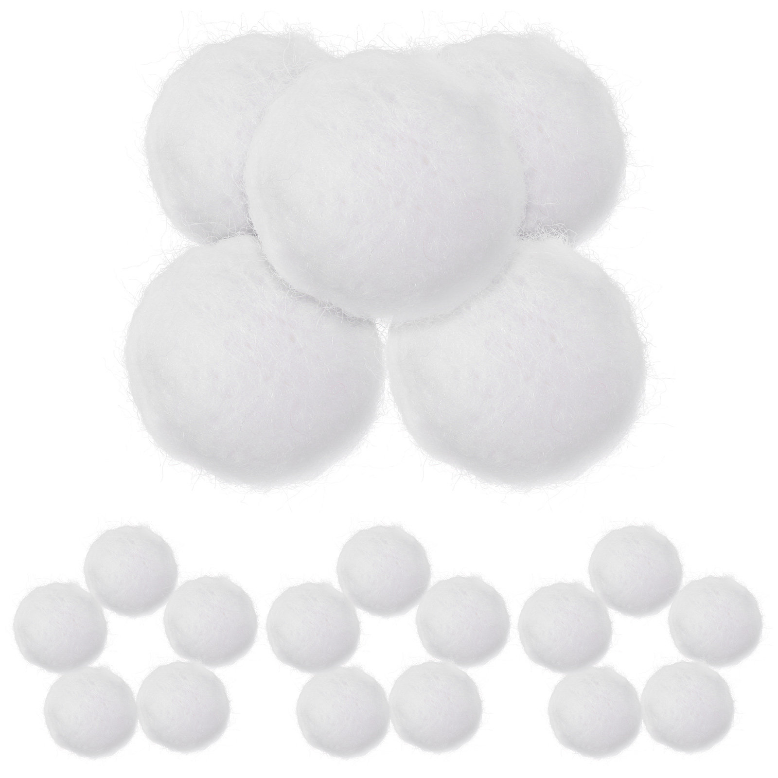 Home Decor Handmade - 20Pcs Wool Felt Balls Handmade Soft