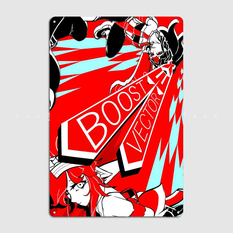 Anime characters with Boost Ve - đánh giá và giá Home Decor Vector