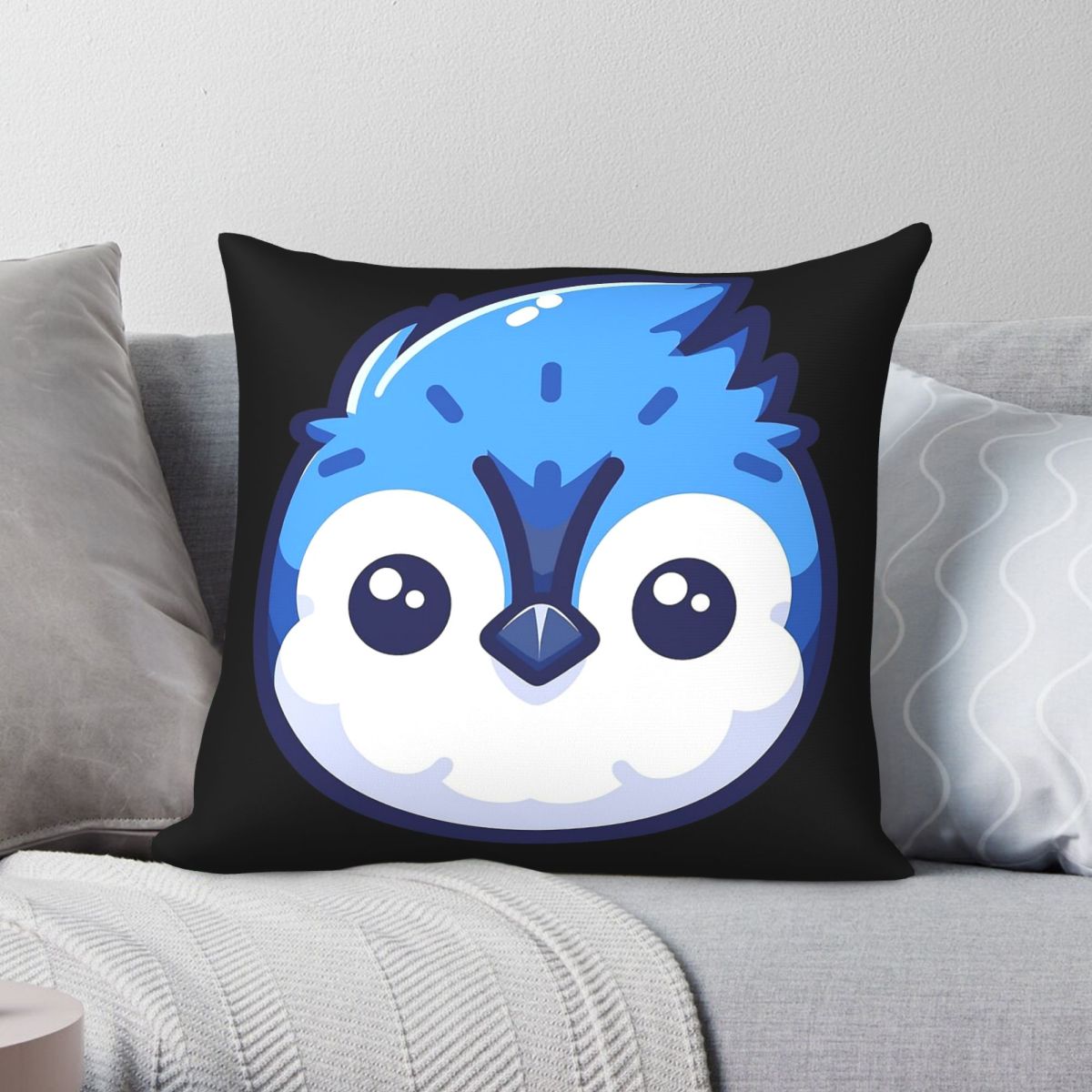 Cute Vectoral Blue Jay Face Sq - đánh giá và giá Home Decor Vector