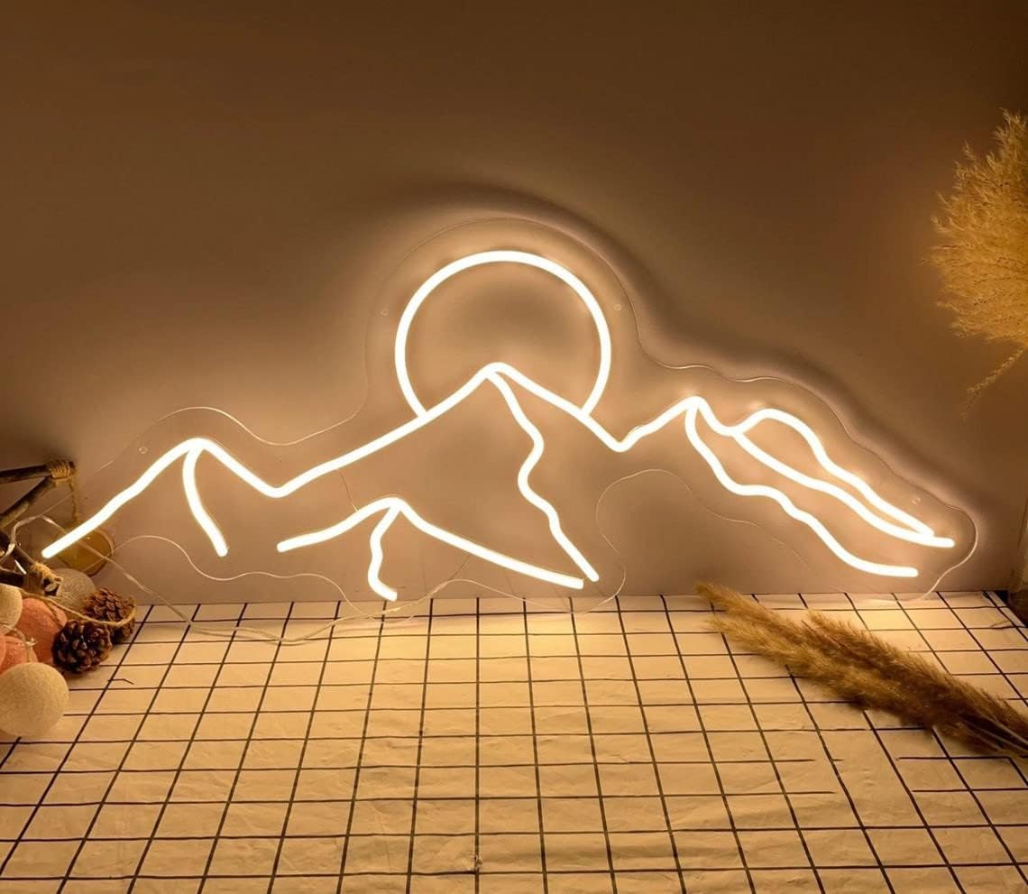 Mountain Range Neon Light Sign - đánh giá và giá Home Decor Range
