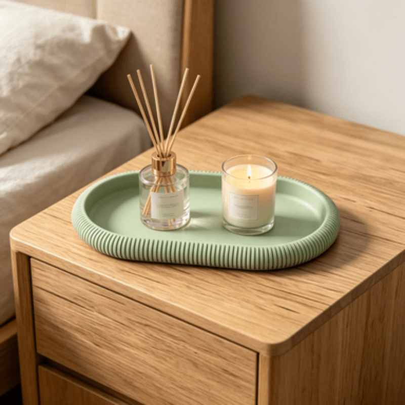 Oval Storage Tray Decorative O - đánh giá và giá Vanity Home Decor
