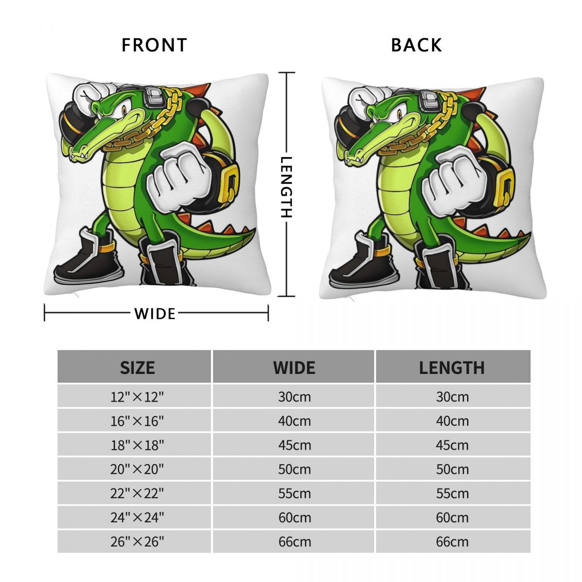 Vector The Crocodile Square Pi - đánh giá và giá Home Decor Vector