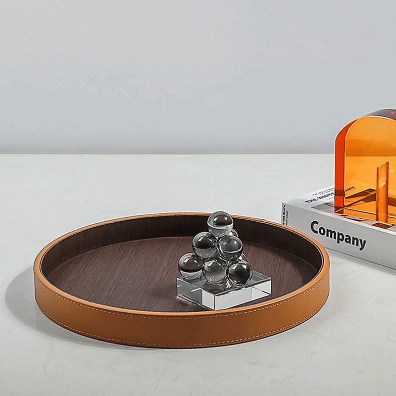 Modern Leather Tray Jewelry Or - đánh giá và giá Vanity Home Decor