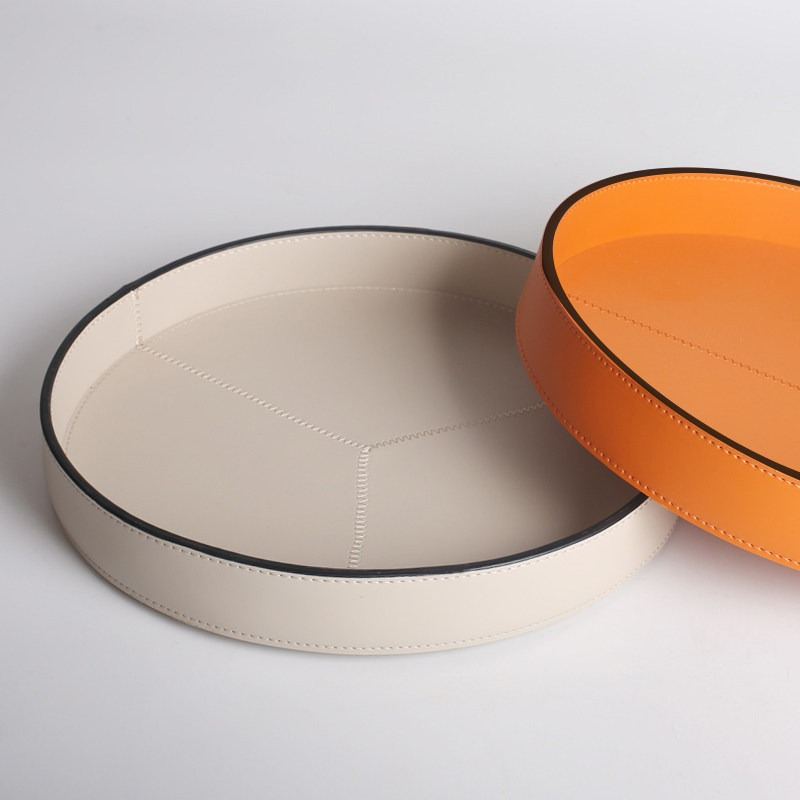 Modern Leather Tray Jewelry Or - đánh giá và giá Vanity Home Decor