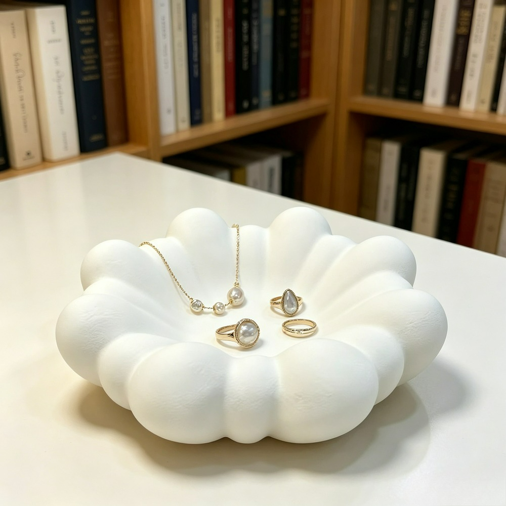 Flower Shaped Jewelry Tray,3D  - đánh giá và giá Vanity Home Decor