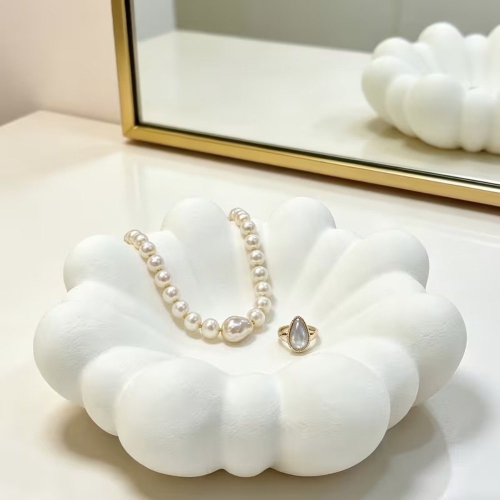 Flower Shaped Jewelry Tray,3D  - đánh giá và giá Vanity Home Decor