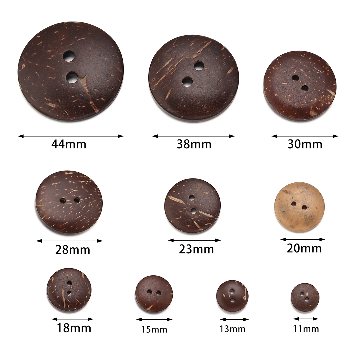 10-100Pcs Natural Coconut Shel - đánh giá và giá Home Decor Handmade