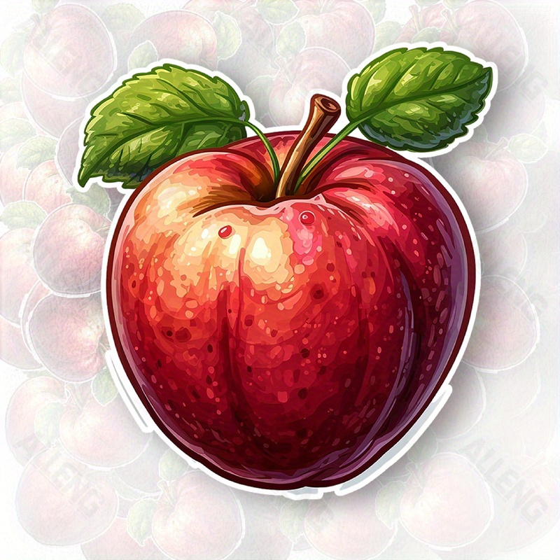 ALLENG Red Apple Vector Art St - đánh giá và giá Home Decor Vector
