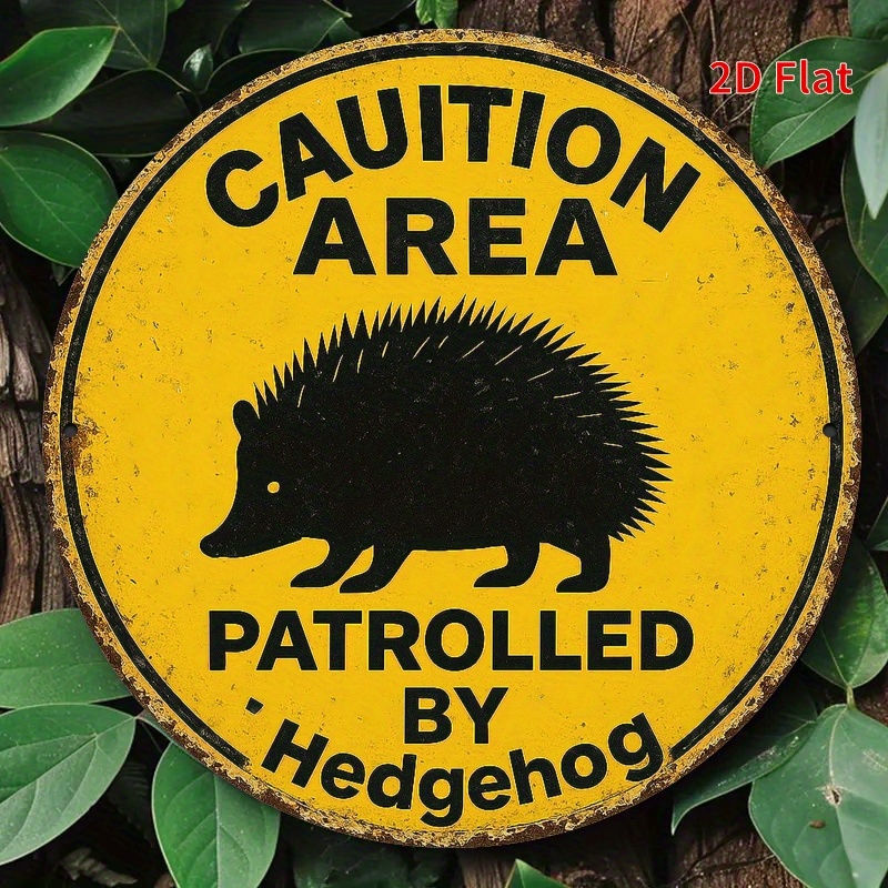 Vintage Rustic Hedgehog Patrol - đánh giá và giá Home Decor Yellow