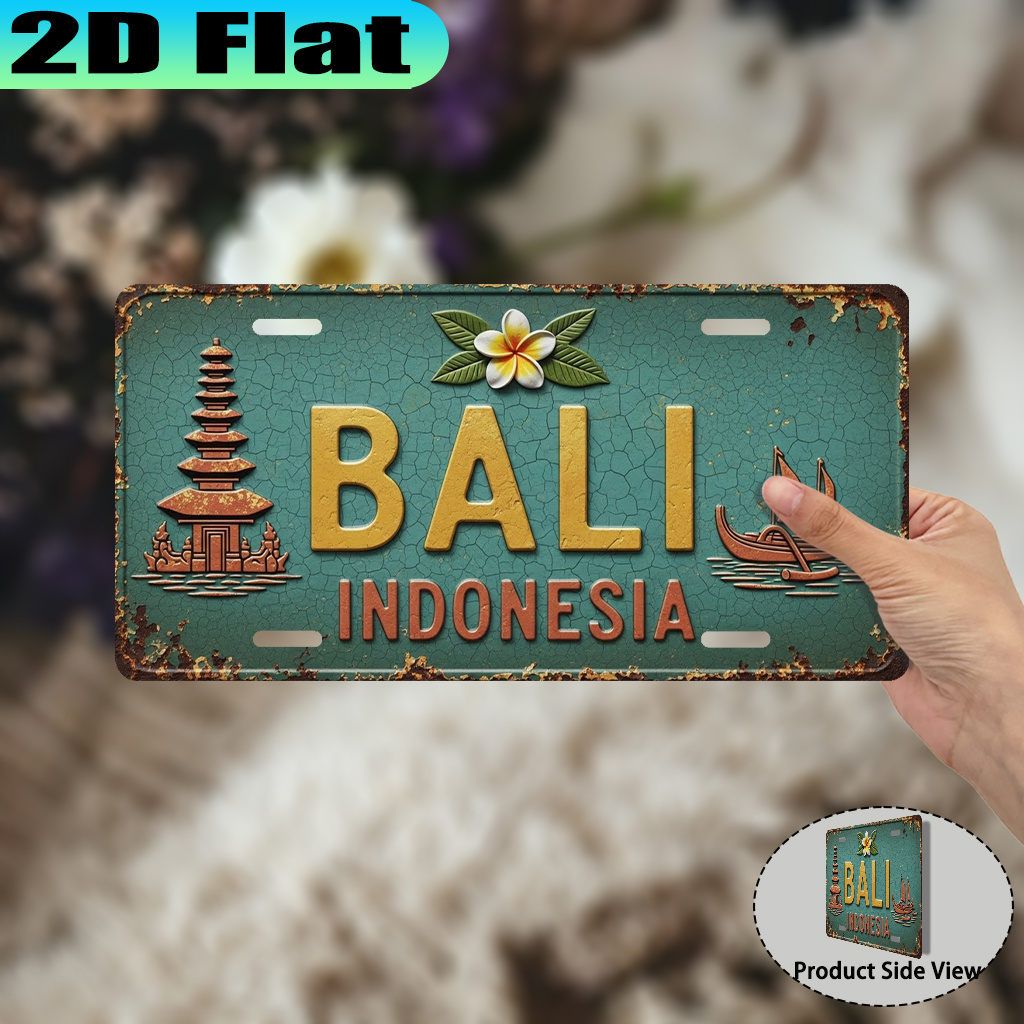 2D Flat - 1pc Bali-Themed Vint - đánh giá và giá Home Decor Bali