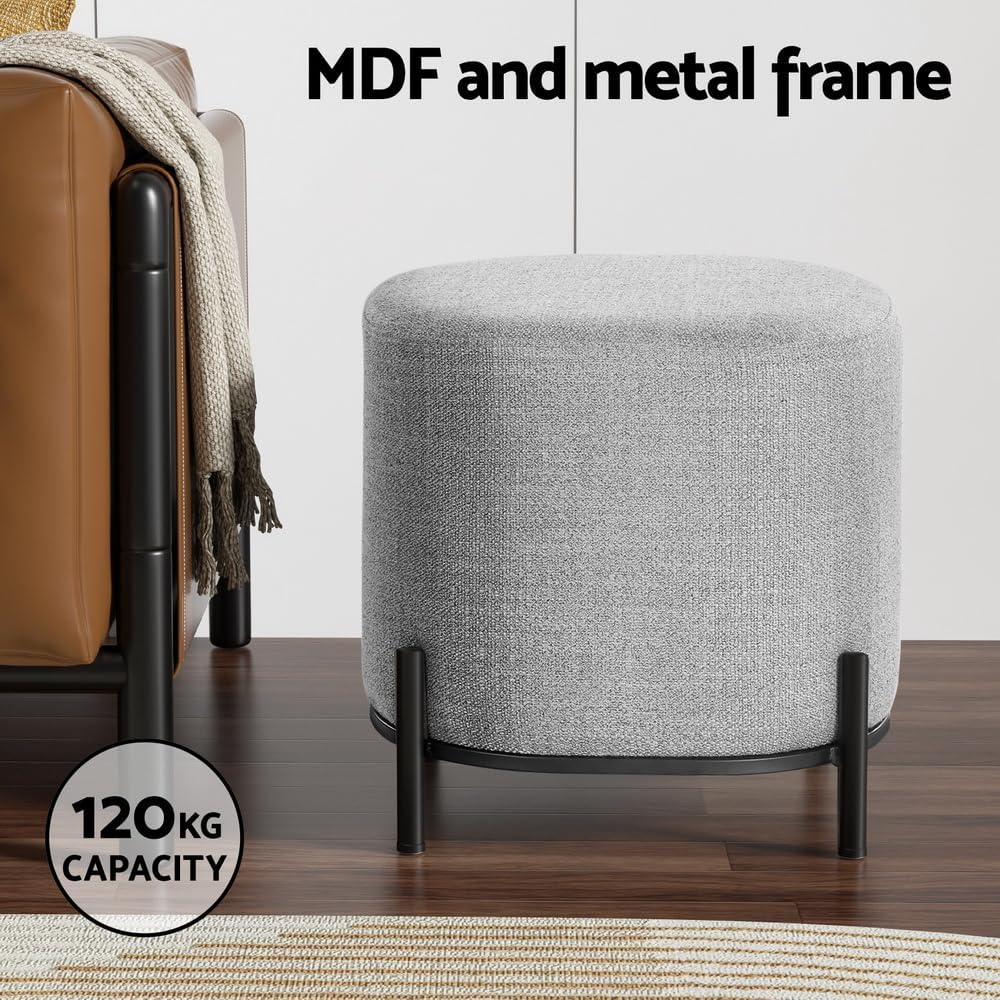 **/Ottoman, Round Footstool Lo - đánh giá và giá Vanity Home Decor
