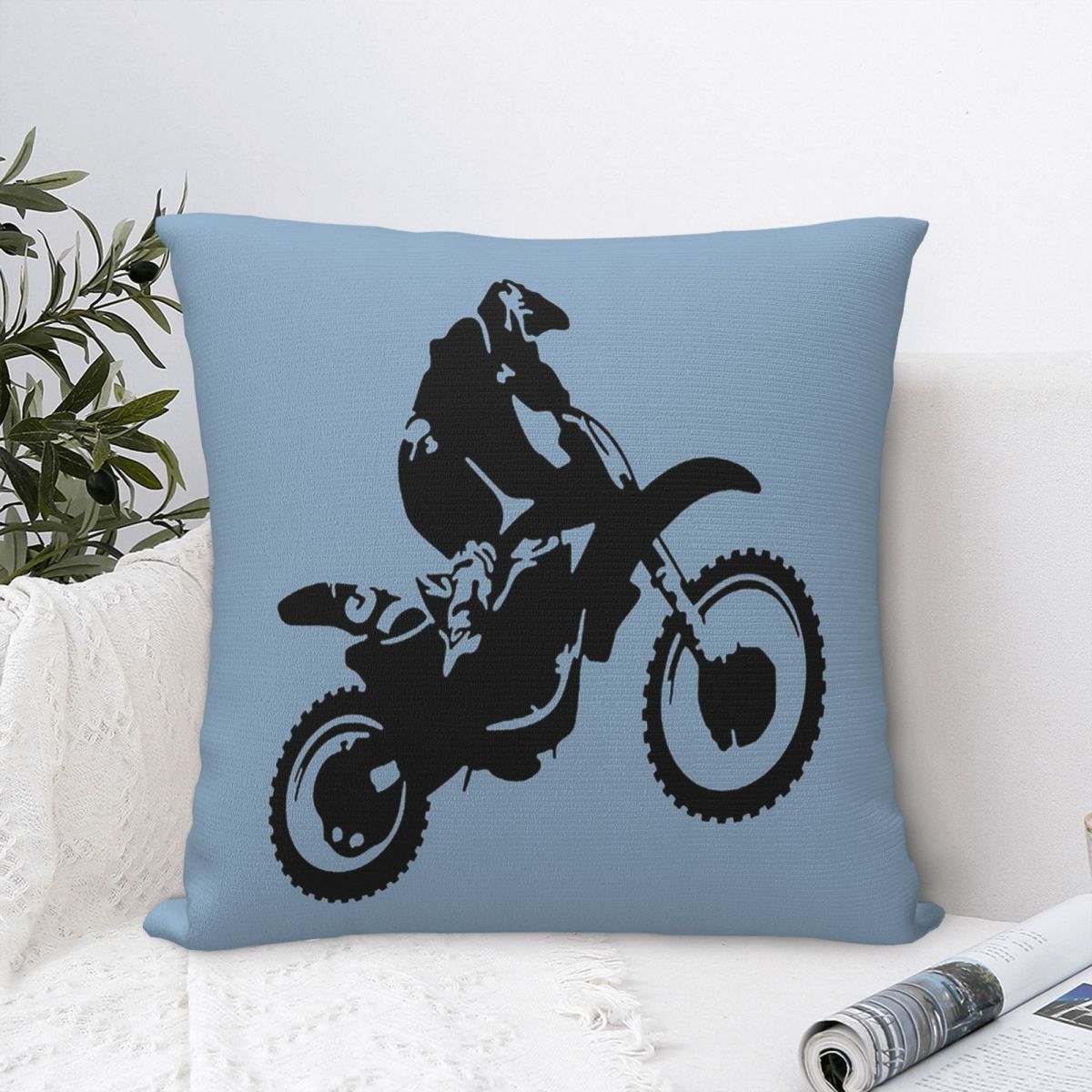 Moto X Dirt Bike Monotone Vect - đánh giá và giá Home Decor Vector