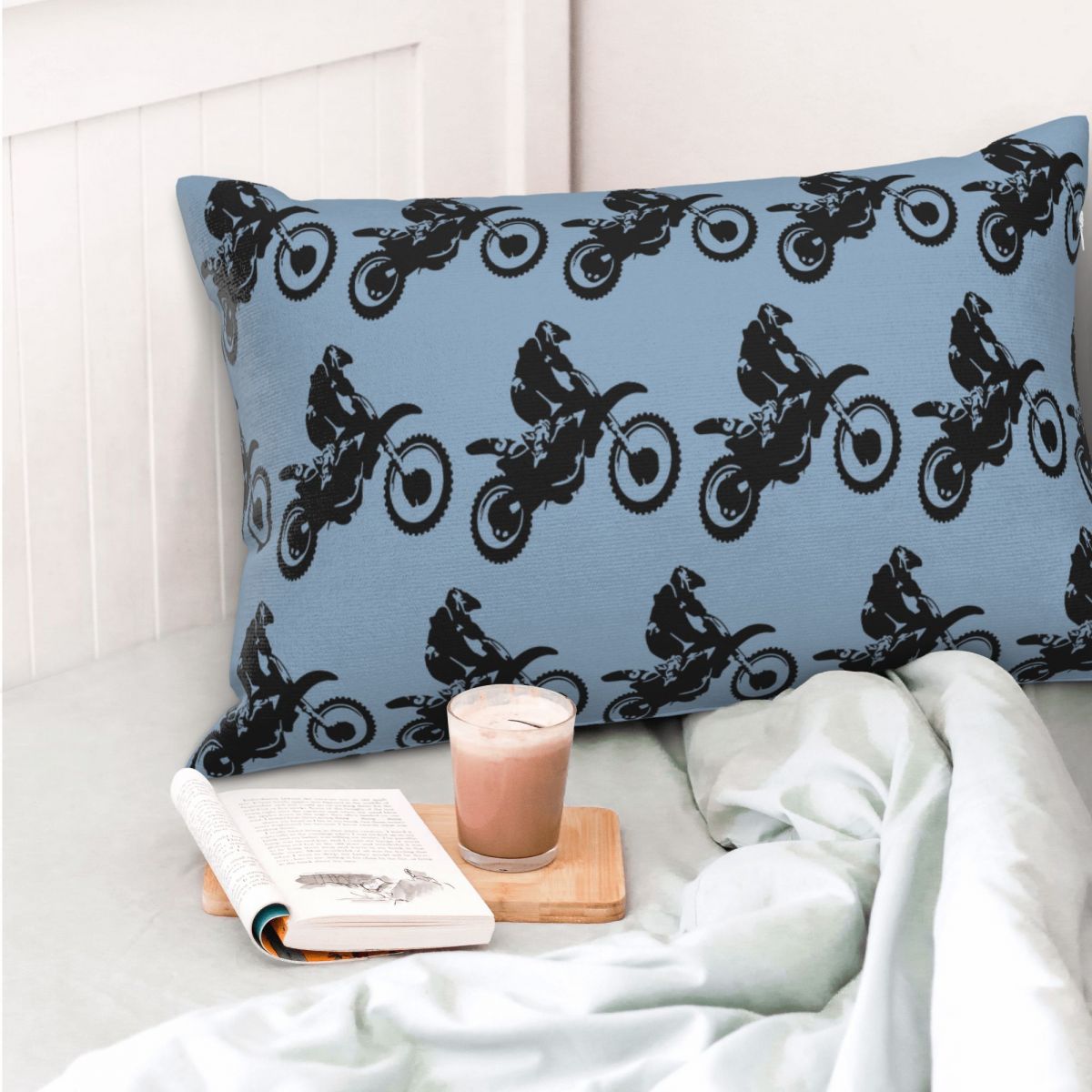 Moto X Dirt Bike Monotone Vect - đánh giá và giá Home Decor Vector