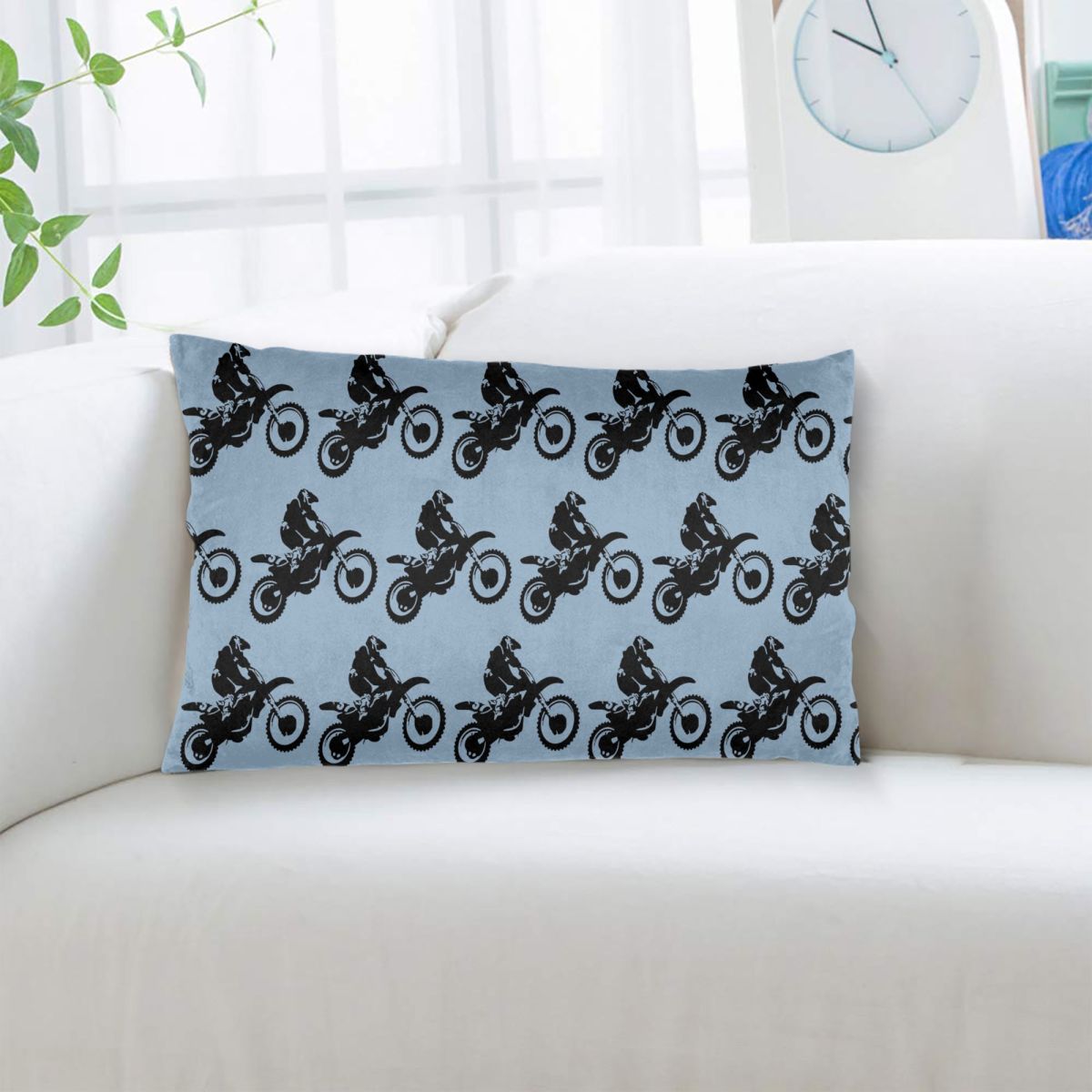 Moto X Dirt Bike Monotone Vect - đánh giá và giá Home Decor Vector