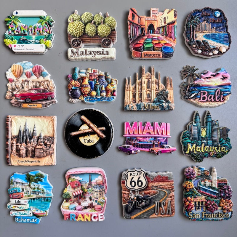 Fridge magnets Malta Malaysia  - đánh giá và giá Home Decor Bali