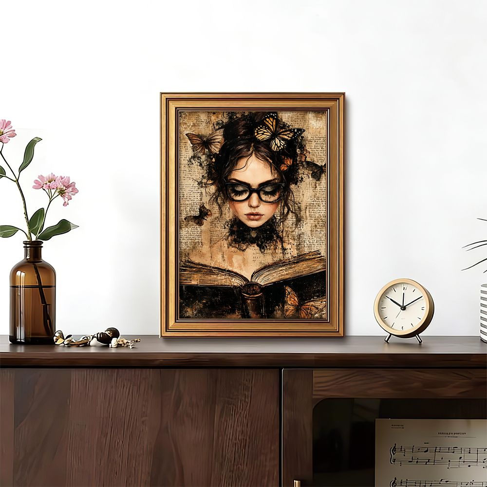 Dark Academia Retro Wall Decor - đánh giá và giá Abstract Oil Painting