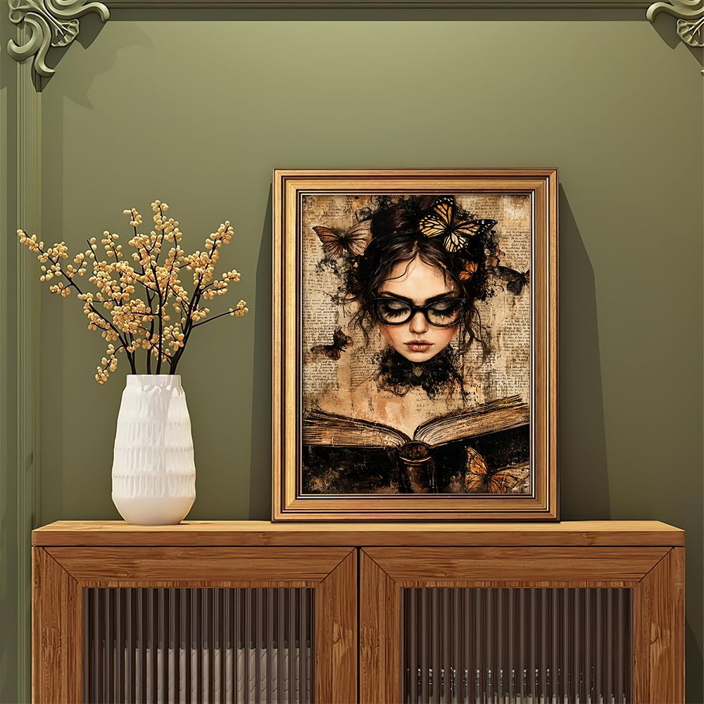 Dark Academia Retro Wall Decor - đánh giá và giá Abstract Oil Painting