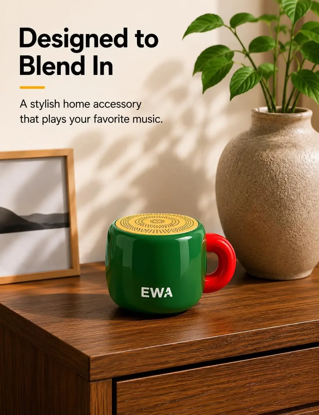 EWA Cup-Shaped Mini Bluetooth  - đánh giá và giá Home Decor Range