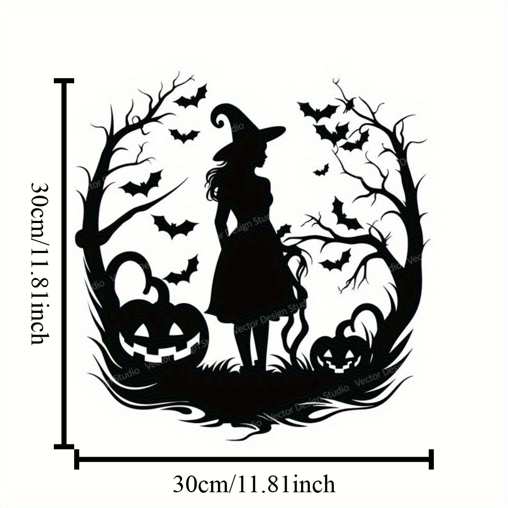 Witch Metal Art SVG Halloween  - đánh giá và giá Home Decor Vector