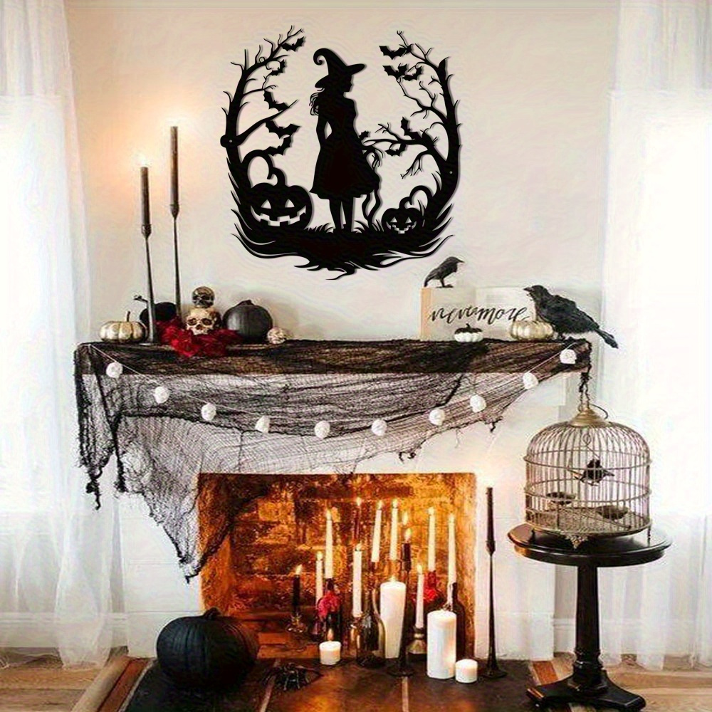 Witch Metal Art SVG Halloween  - đánh giá và giá Home Decor Vector