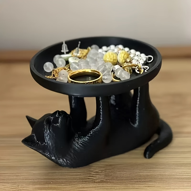 Cute Black Cat Jewelry Tray Re - đánh giá và giá Vanity Home Decor