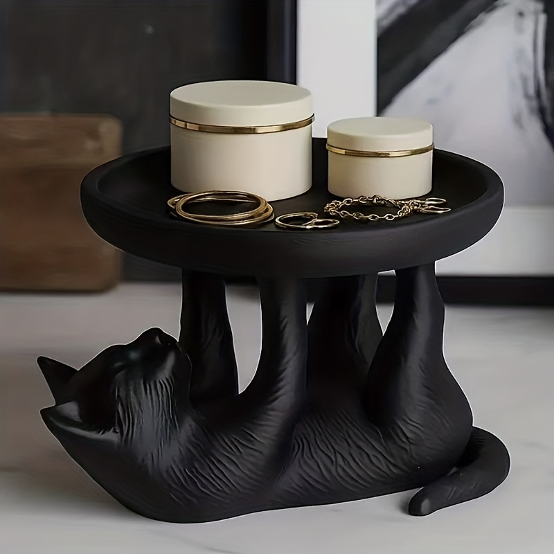 Cute Black Cat Jewelry Tray Re - đánh giá và giá Vanity Home Decor