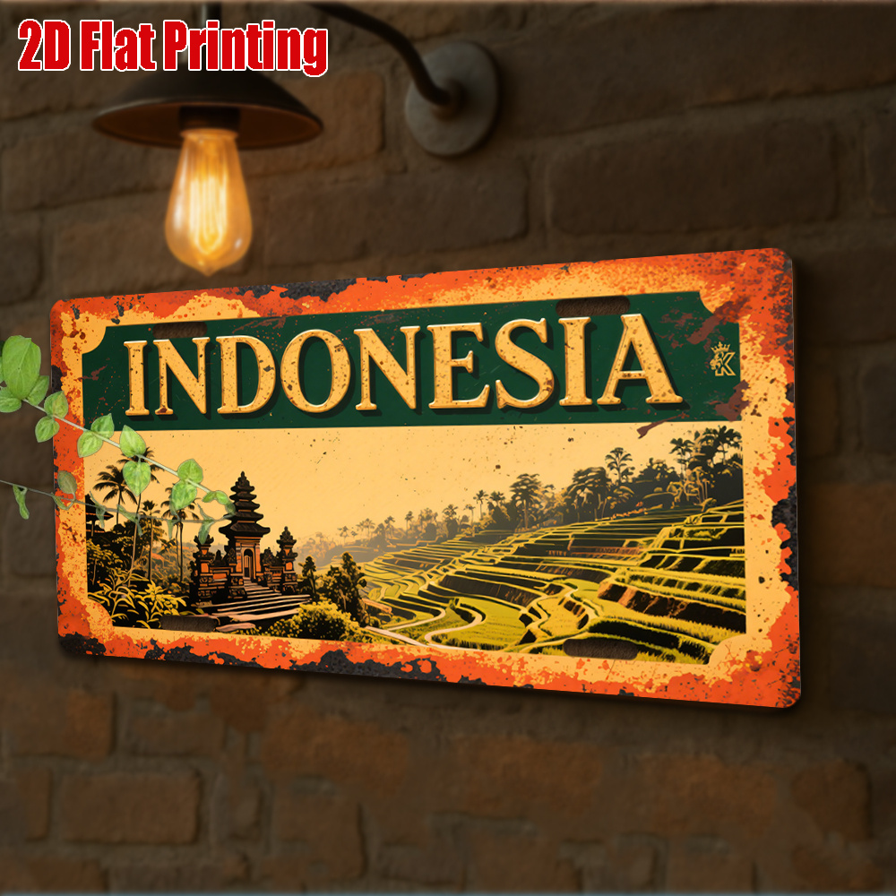 Indonesia Bali Landscape Tin S - đánh giá và giá Home Decor Bali