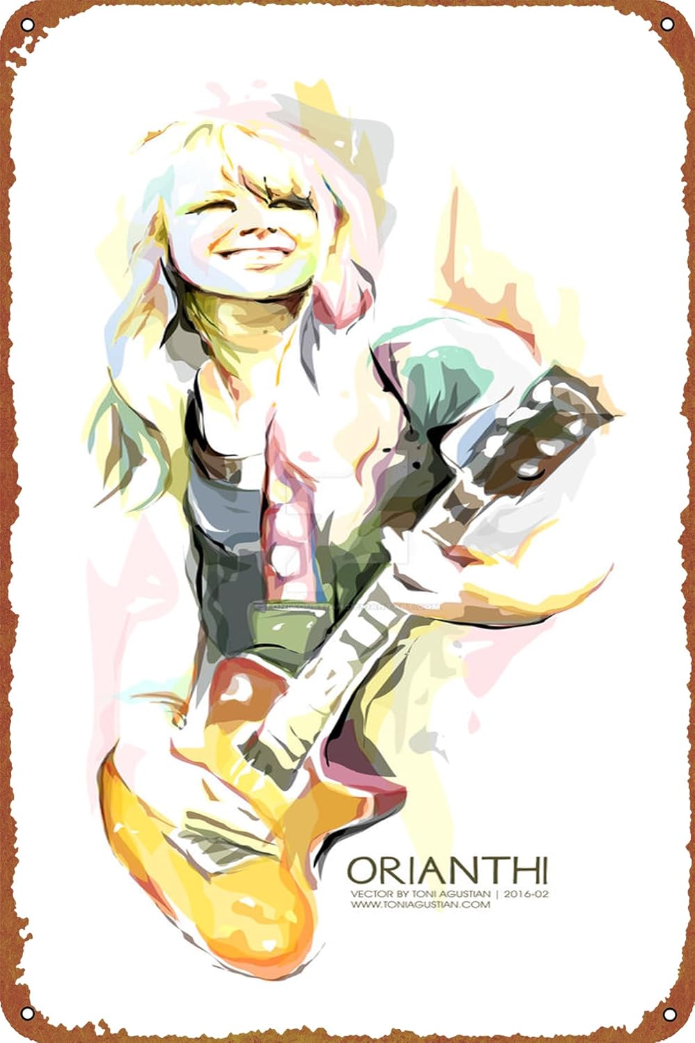 Orianthi Watercolor Vector Pai - đánh giá và giá Home Decor Vector