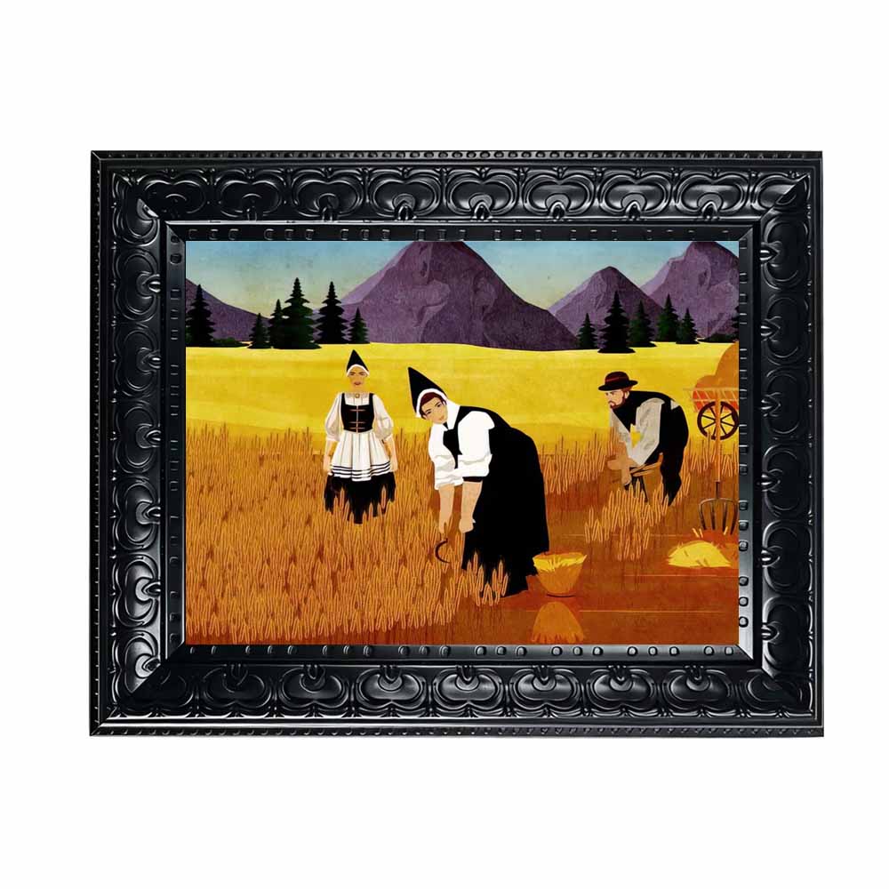 Framed Canvas Wall Art Vintage - đánh giá và giá Abstract Oil Painting