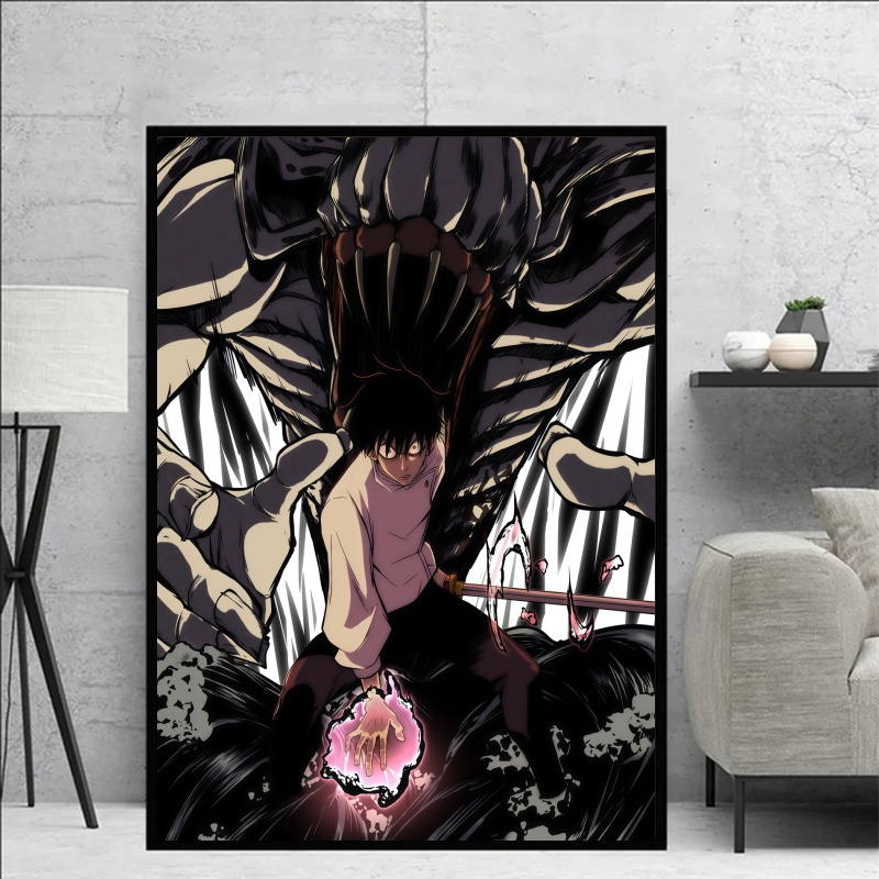 Jujutsu Kaisen Yuta Okkotsu &  - đánh giá và giá Home Decor Painting
