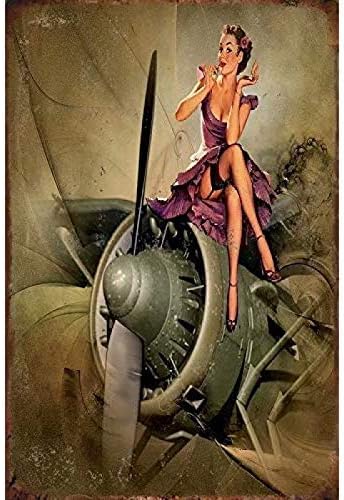 Vintage Tin Sign Military Pin  - đánh giá và giá Home Decor Wall Panels
