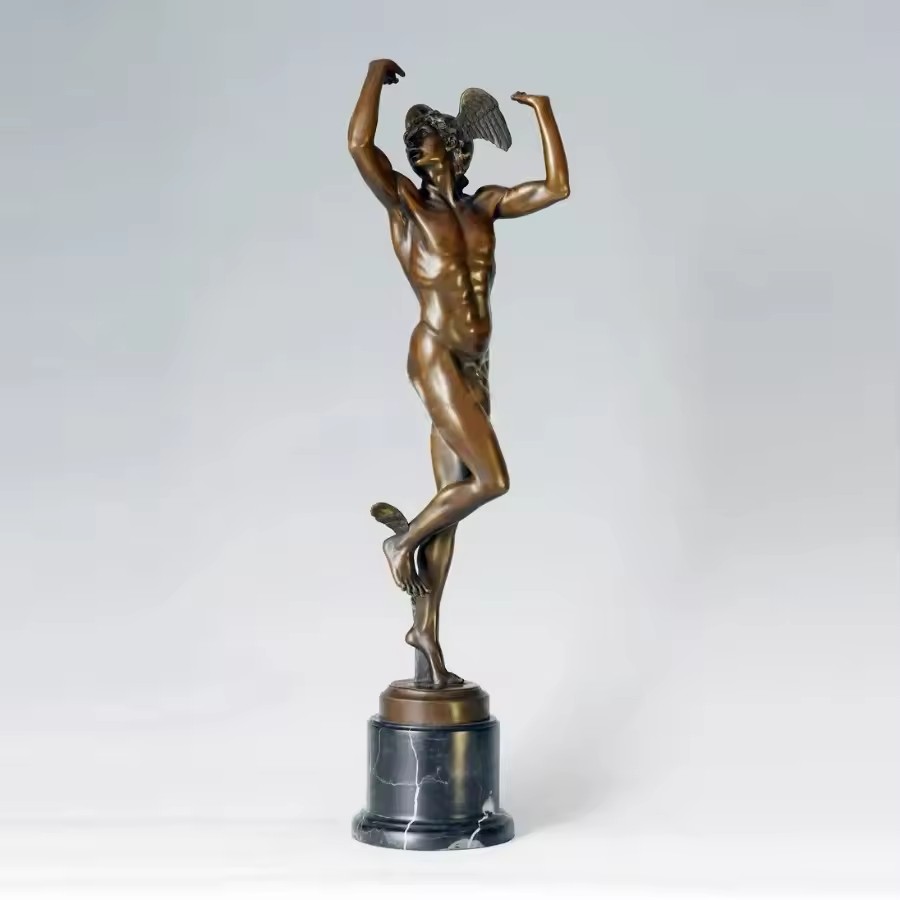 Bronze Greek Hermes Roman Merc - đánh giá và giá Home Decor Hermes