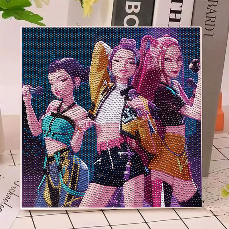 Anime Hunters Gilrs Lumi Mila  - đánh giá và giá Home Decor Painting