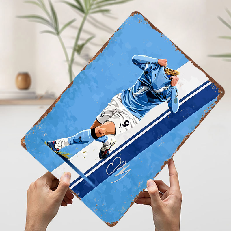 Haaland9 Soccer Vector Printin - đánh giá và giá Home Decor Vector