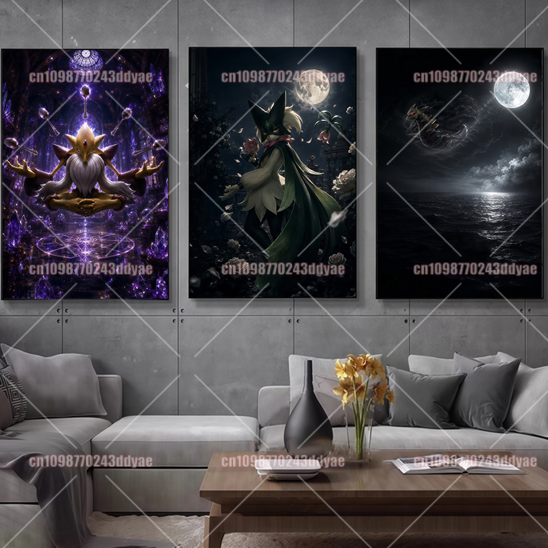 Anime Pokemon Character Canvas - đánh giá và giá Home Decor Painting