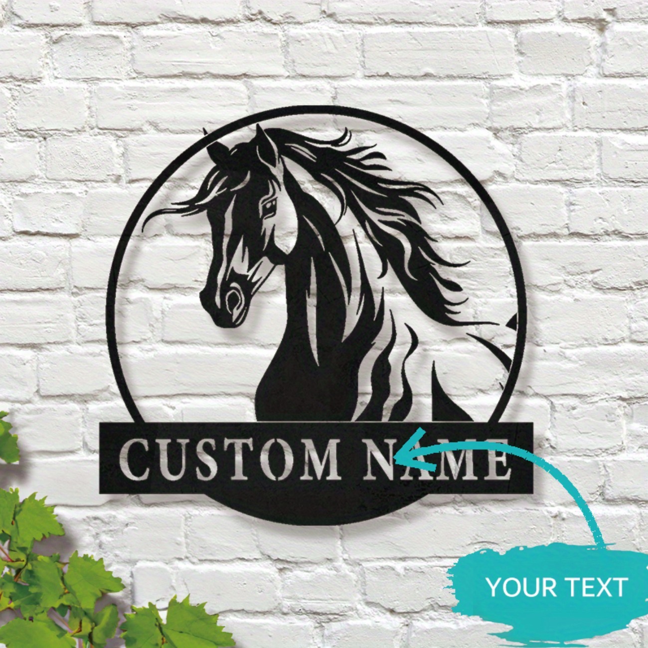 Custom Handmade Metal Horse Wa - đánh giá và giá Home Decor Handmade