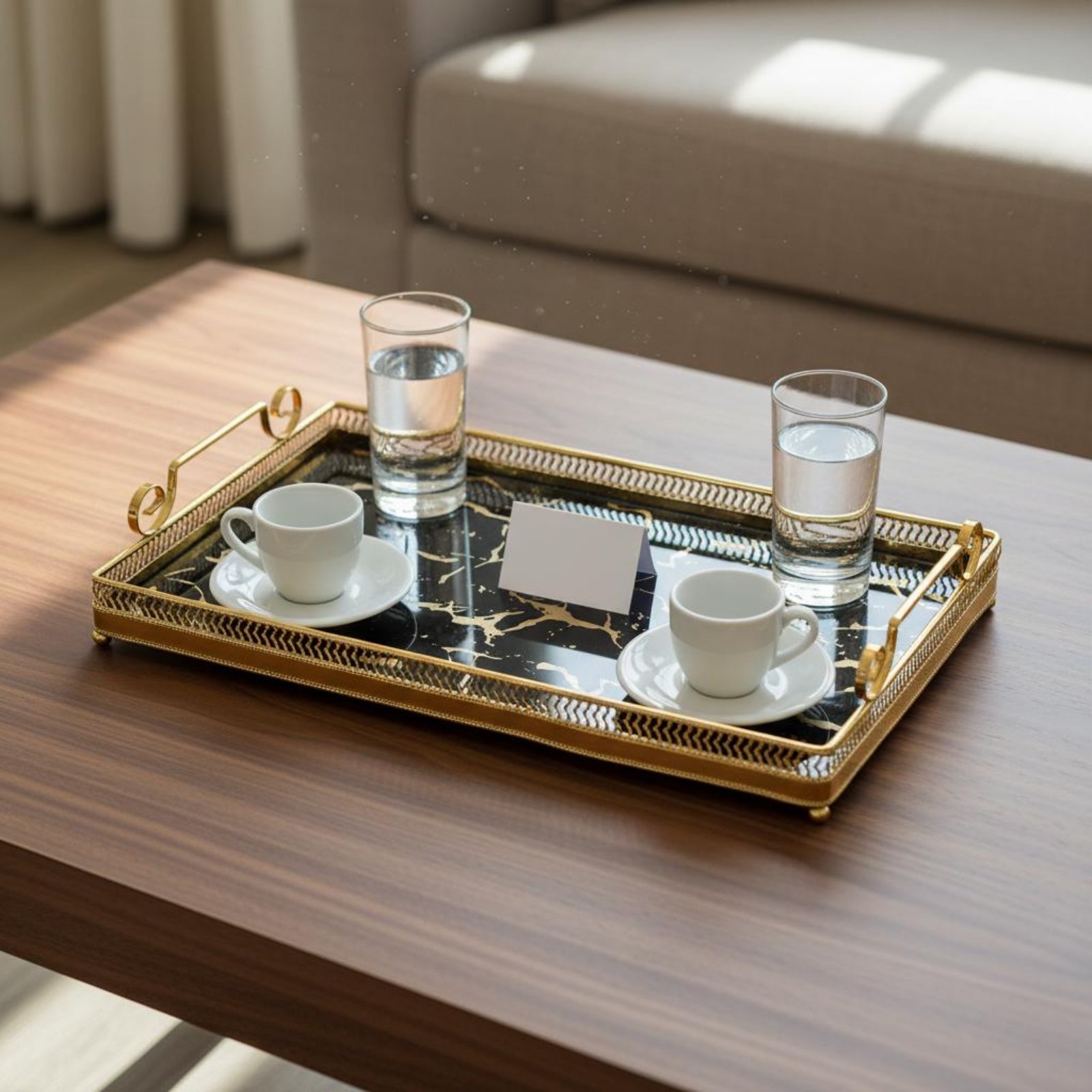 Decorative Mirror Tray Nordic  - đánh giá và giá Vanity Home Decor