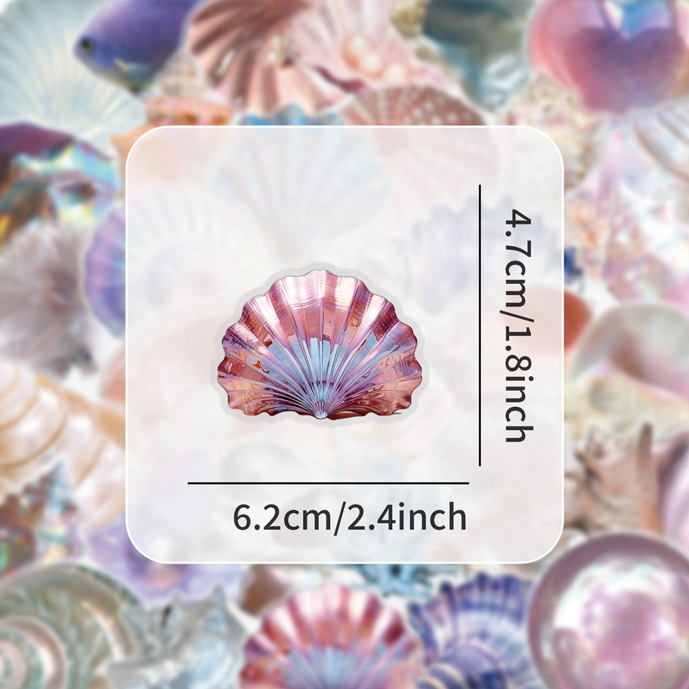 50pcs Cartoon Shell Graffiti S - đánh giá và giá Home Decor Wall Panels