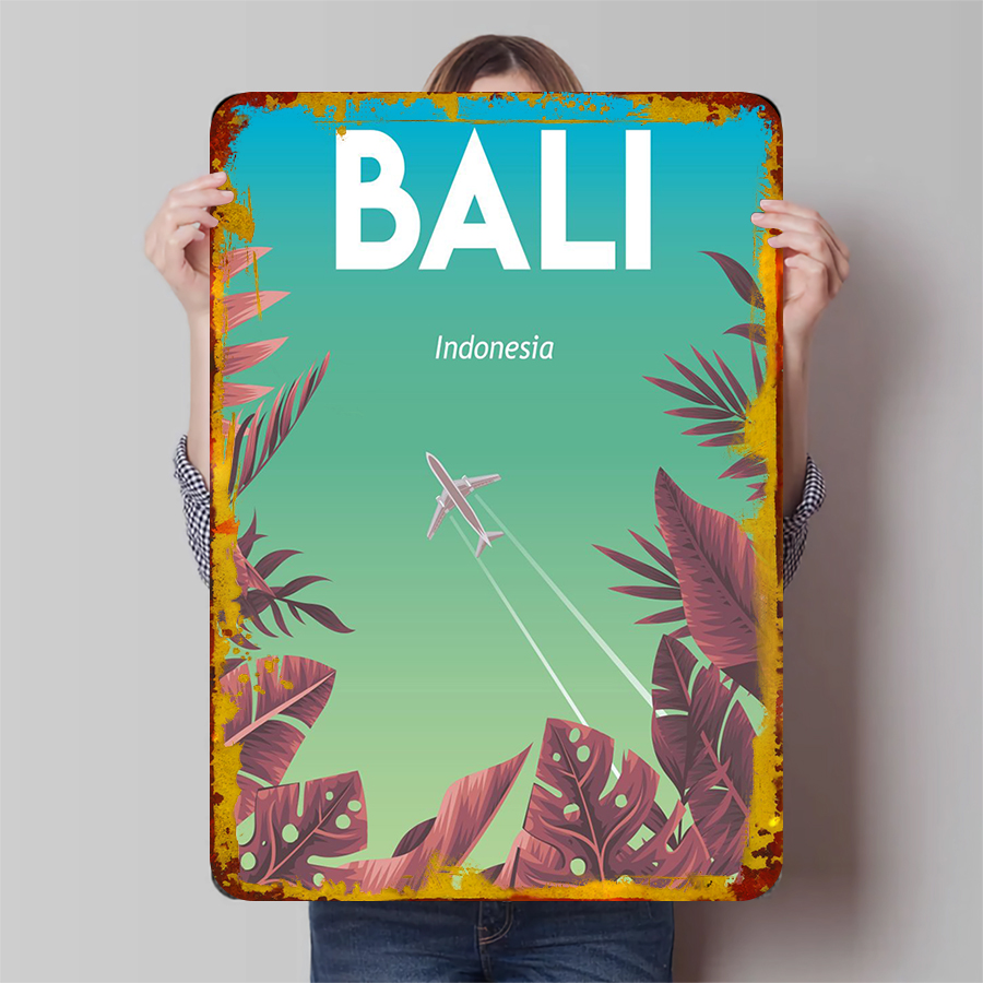 Bali Indonesia Scenery Metal W - đánh giá và giá Home Decor Bali