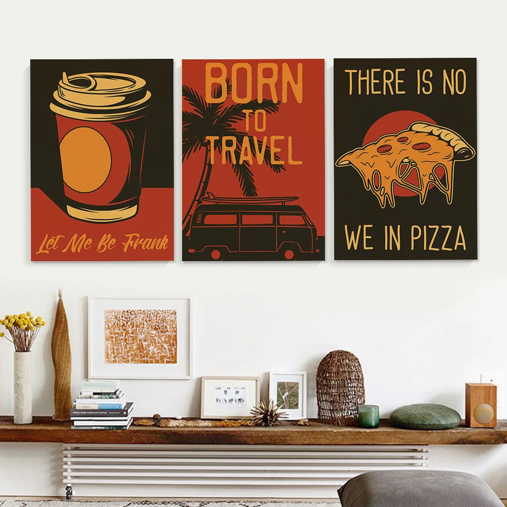 Coffee Vector Set of  Posters  - đánh giá và giá Home Decor Vector