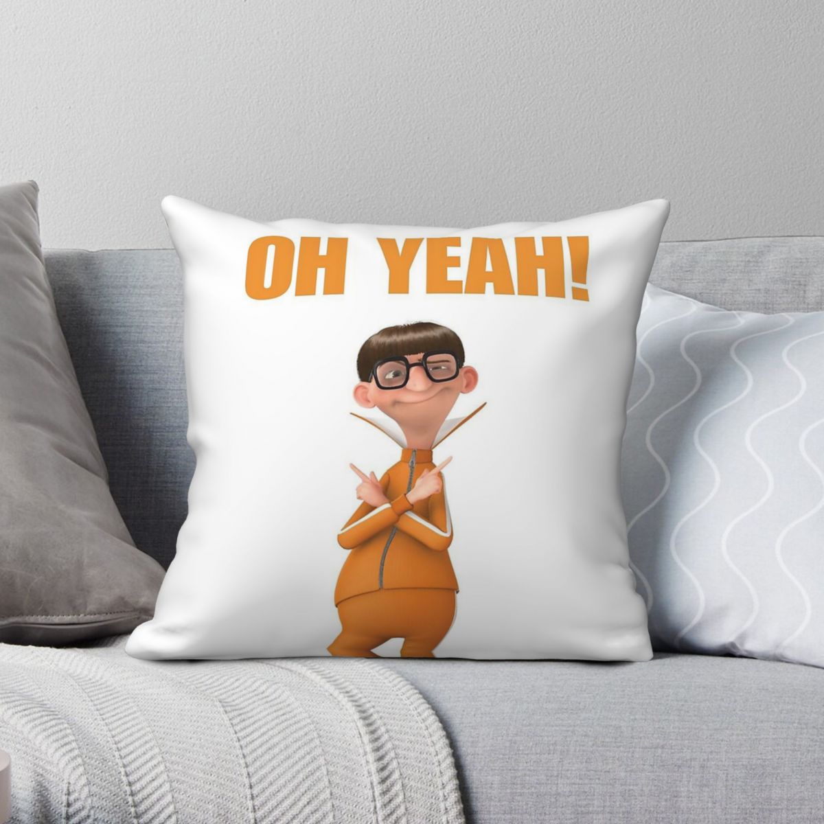 Oh Yeah Vector Square Pillowca - đánh giá và giá Home Decor Vector