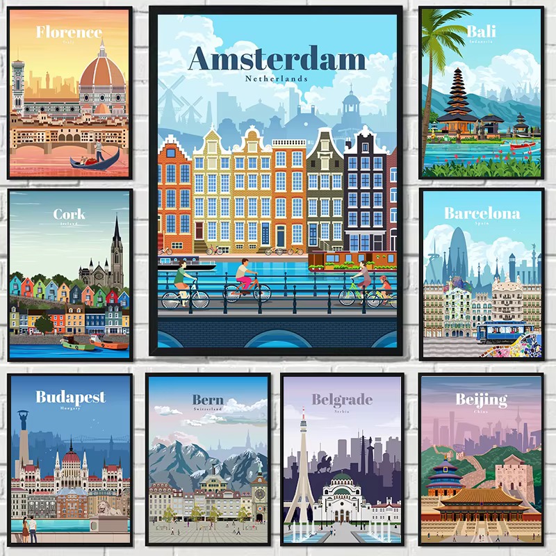 Diamond Painting Amsterdam Tok - đánh giá và giá Home Decor Bali