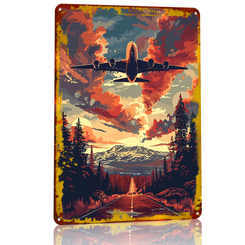 A380 Plane Sky Vector Art Meta - đánh giá và giá Home Decor Vector